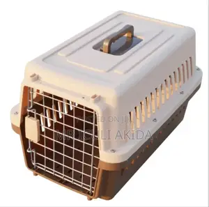 58x37x34cm Size-2 (<18kg)Plastic Pet Transportation Cage Box