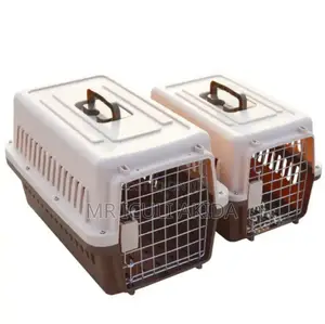 58x37x34cm Size-2 (<18kg)Plastic Pet Transportation Cage Box