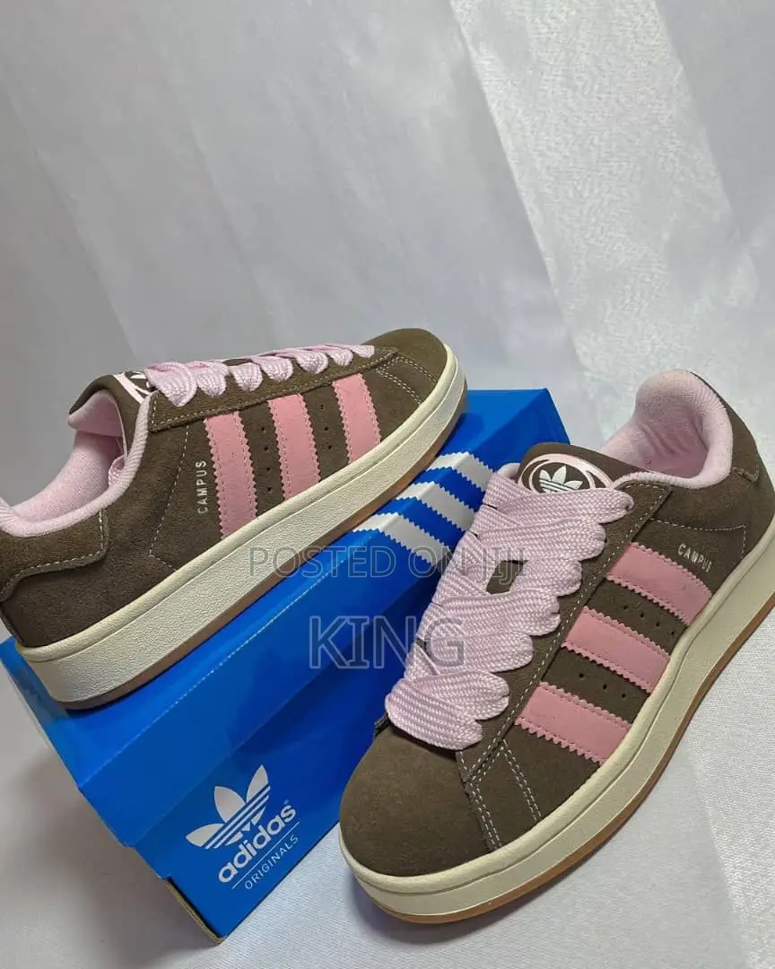 Factual Adidas Campus Brown Prink Sneakers
