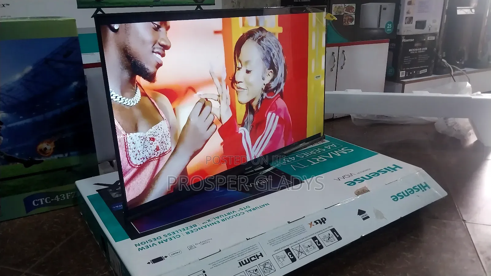 Hisense 43 Smart Digital Flat Screen Flameless