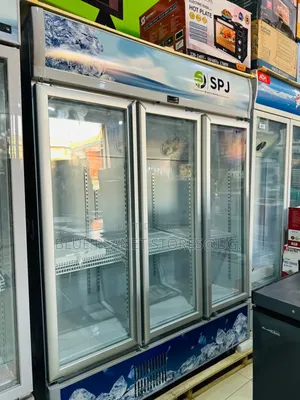 SPJ 1100litre Triple Door Display Chillers/Refrigerators.