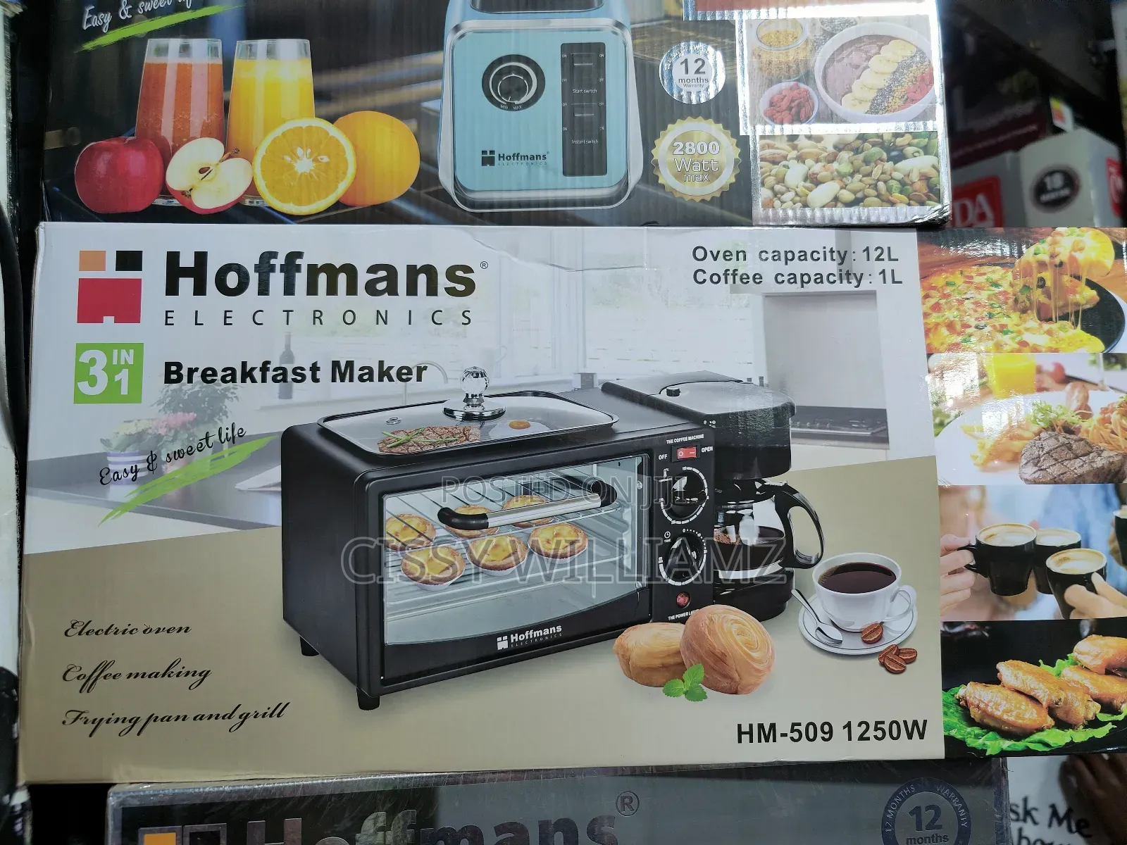 Hoffman Breakfast Maker/3in1 Breakfast Maker Machine
