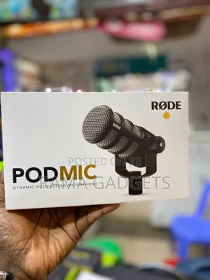 Rode Podmic Cardioid Dynamic Broadcast Microphone, Black