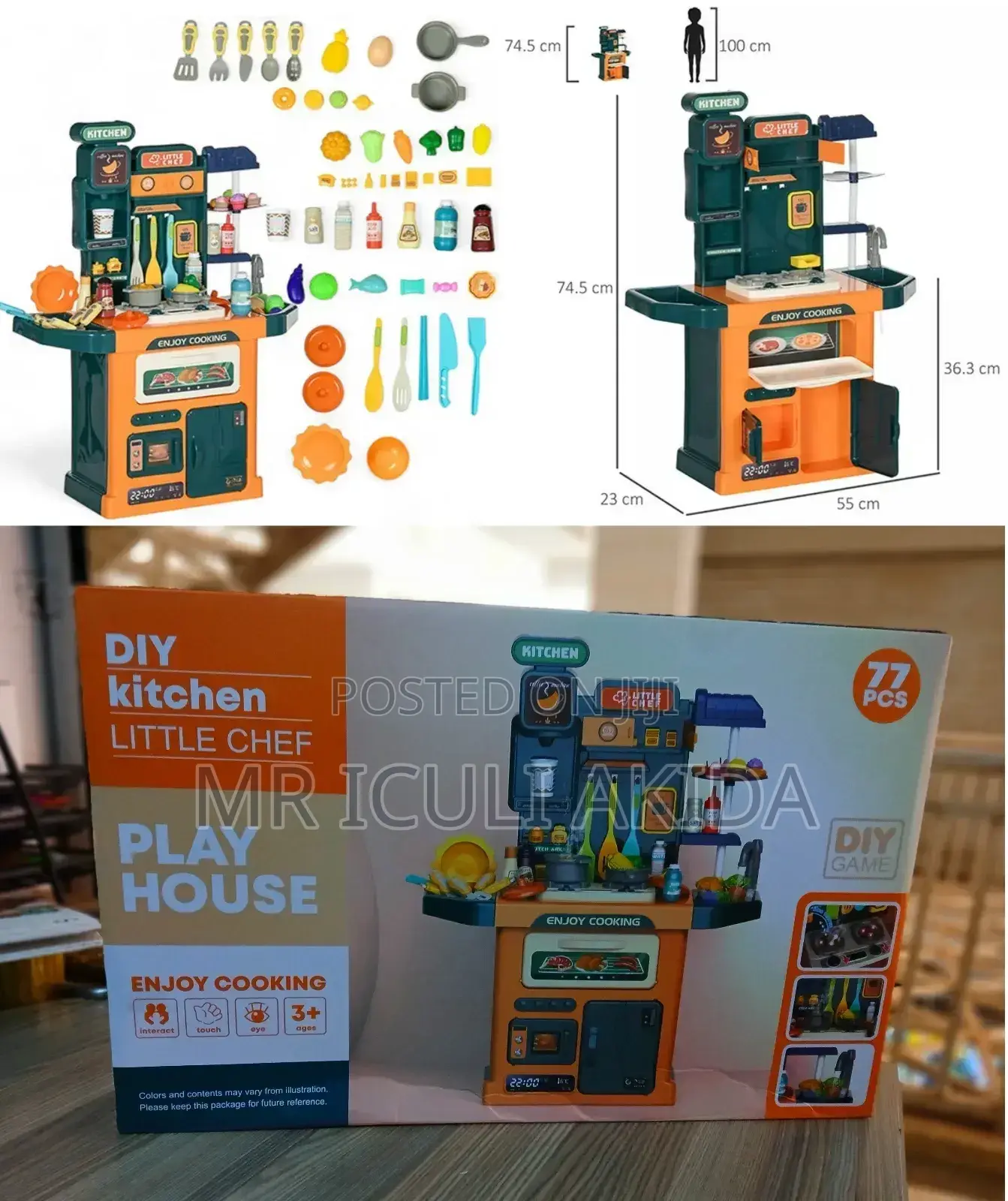 77pcs Kitchen Little Chef