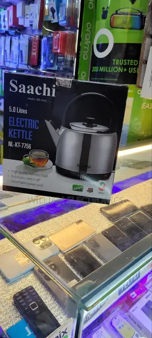 1600W Saachi Electric Kettle 5L With Built in Dry-Boilsensor