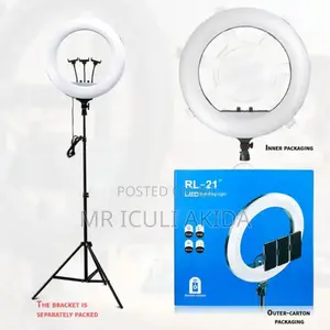 21" Vlog, Makeup Selfie 3600rotatabe Ring Light WTH Remote