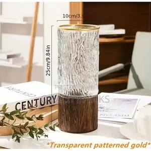 1 Pc Detachable Transparent Hydroponic Glass Flower Vase