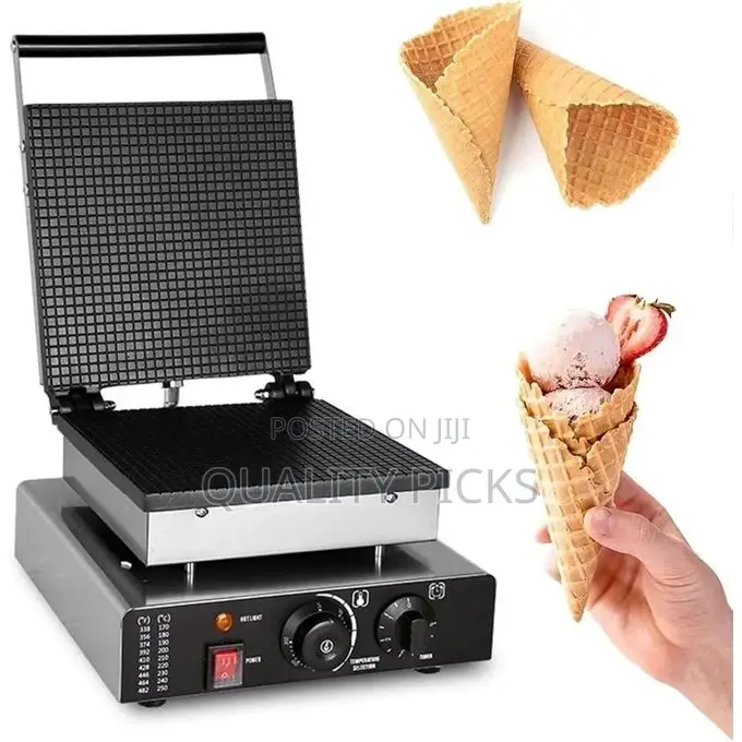 Commercial Nonstick Mold Baking Egg Roll Waffle Cone Maker