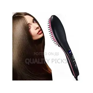 3 Ln1 Electric Fast Ceramic Styling Hair Straightener Brush