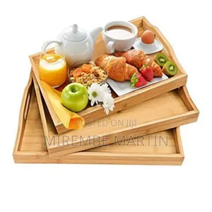 3 PCS Wooden Serving Trays.