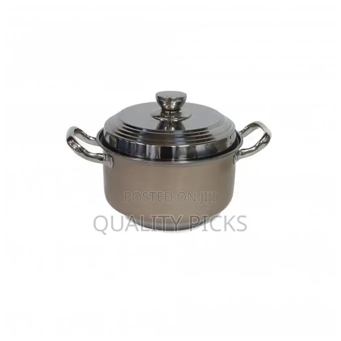 Stainless Steel 8PCS Cookware Saucepan Set- Cream.