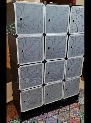 Black Plastic Wardrobe