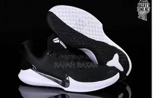 Original Black/White Nike Kobe Mamba Focus Basketball Shoes