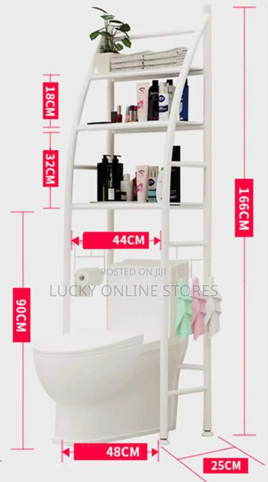 Bathroom Spacer Saver Organiser Rack