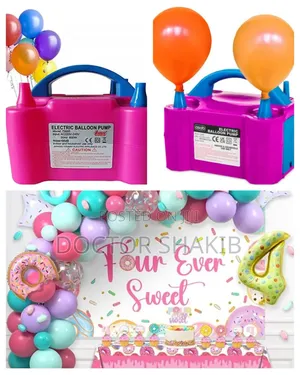 New Trendy And Unique Electric Balloon Pump Machine Design