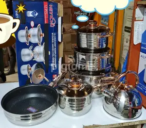 6pcs Stainless Steel Cookware Set