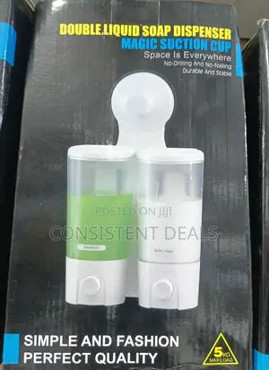 Wall Double Liquid Soap Dispenser