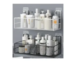 2 PCS Bathroom Shelf Rack Organizer.