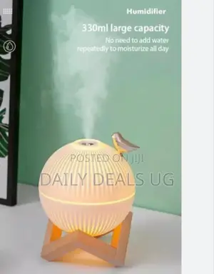Led Humidifier With Wooden Stand