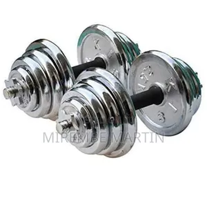 30kg Stainless Steel Adjustable Dumbbells.