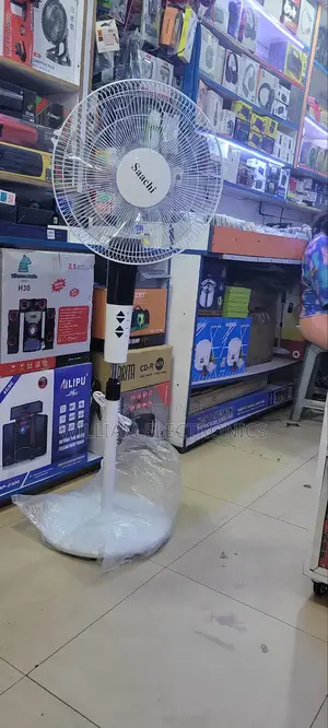 3 Speed Saachi Stand Fan With Remote Control/16inch Standfan