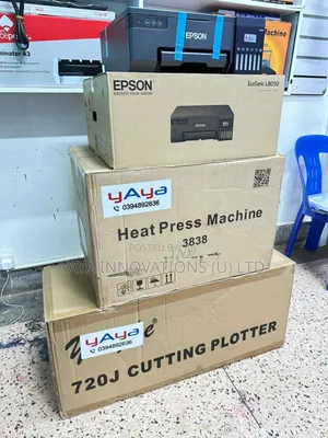 All in One for Business Start Up Heatpress Plotter Printer