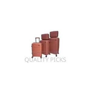 5 Piece Luggage Set Hardside Polypropylene Suitcase