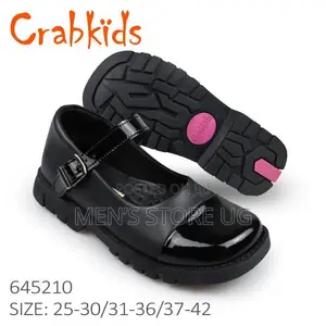Crabkids Girls Genuine School Shoes