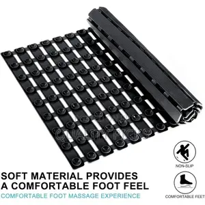 Non Slip Floor Bath Mat Bathtub Shower Mat, Machine Washable