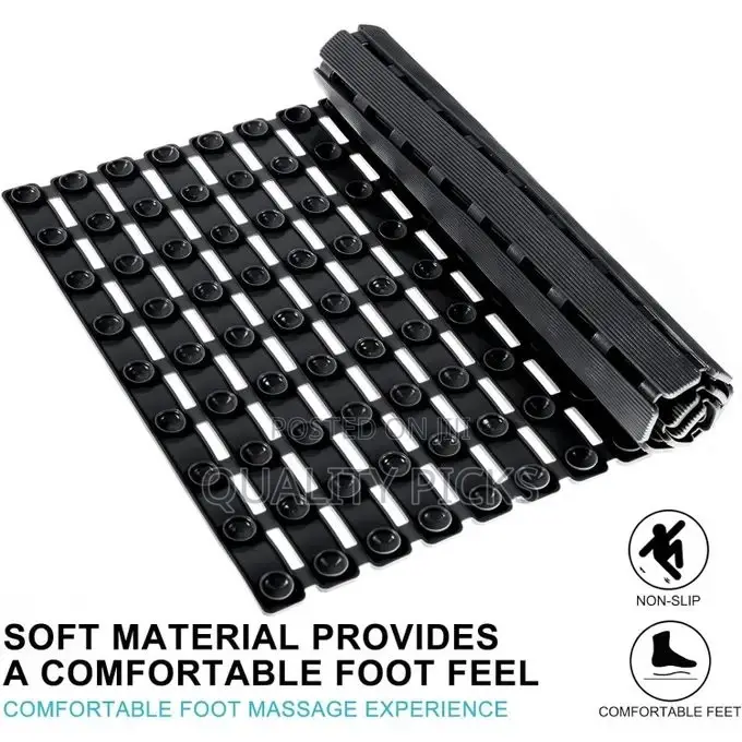 Non Slip Floor Bath Mat Bathtub Shower Mat, Machine Washable