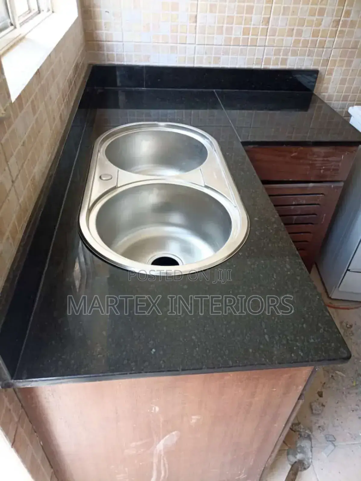 Pearl Black Granite Kitchen Tops