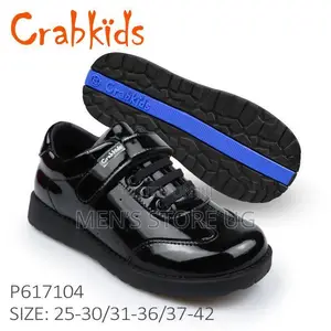 Crabkids Boys Genuine School Shoes