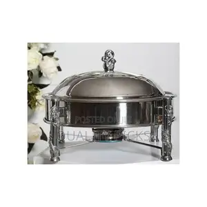 26CM Stainless Steel Small Round Chafing Dish Food Warmer