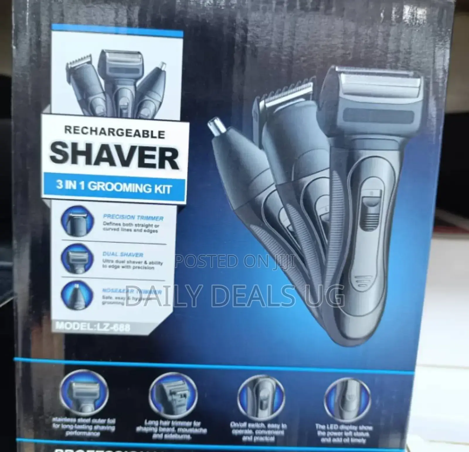 3 in 1 Rechargeable Shaver