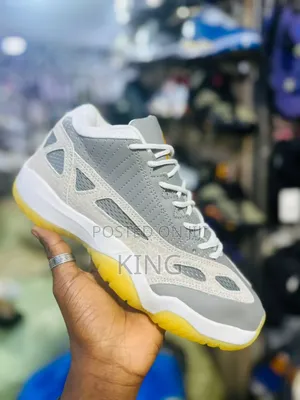 Air Jordan 11 Retro Low IE 'Silver/Zest' Sneakers Loxy
