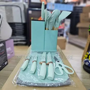 19pc Silicone Kitchen Knife Set
