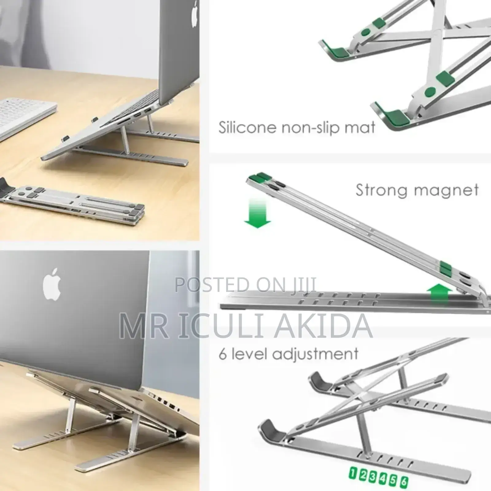 Note/Macbook Foldable Bracket Aluminium Laptop Holder/Stand