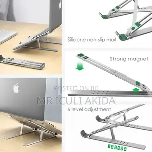 Note/Macbook Foldable Bracket Aluminium Laptop Holder/Stand