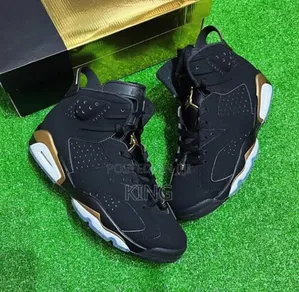 Air Jordan 6 DMP Black Gold Warmly