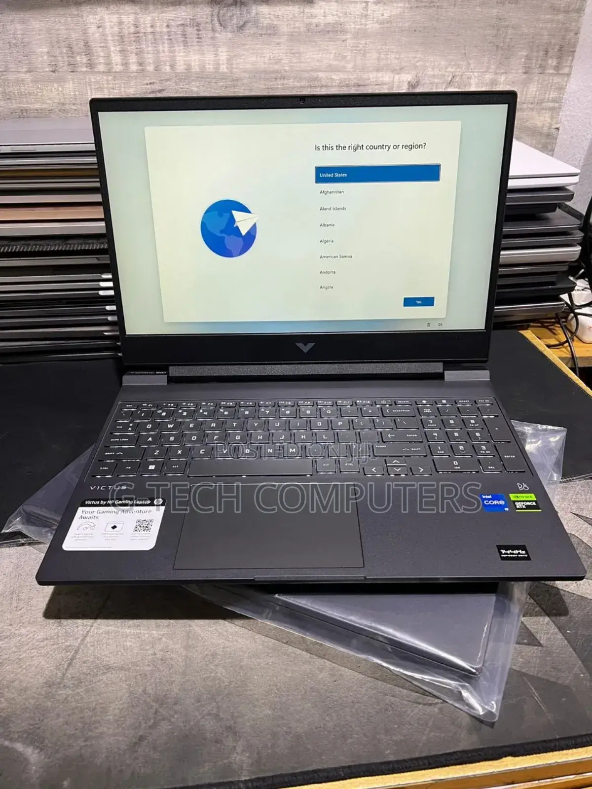 New Laptop HP Victus 15 16GB Intel Core I7 SSD 1T