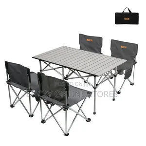 Set Of 4 Reclining Beach Chairs