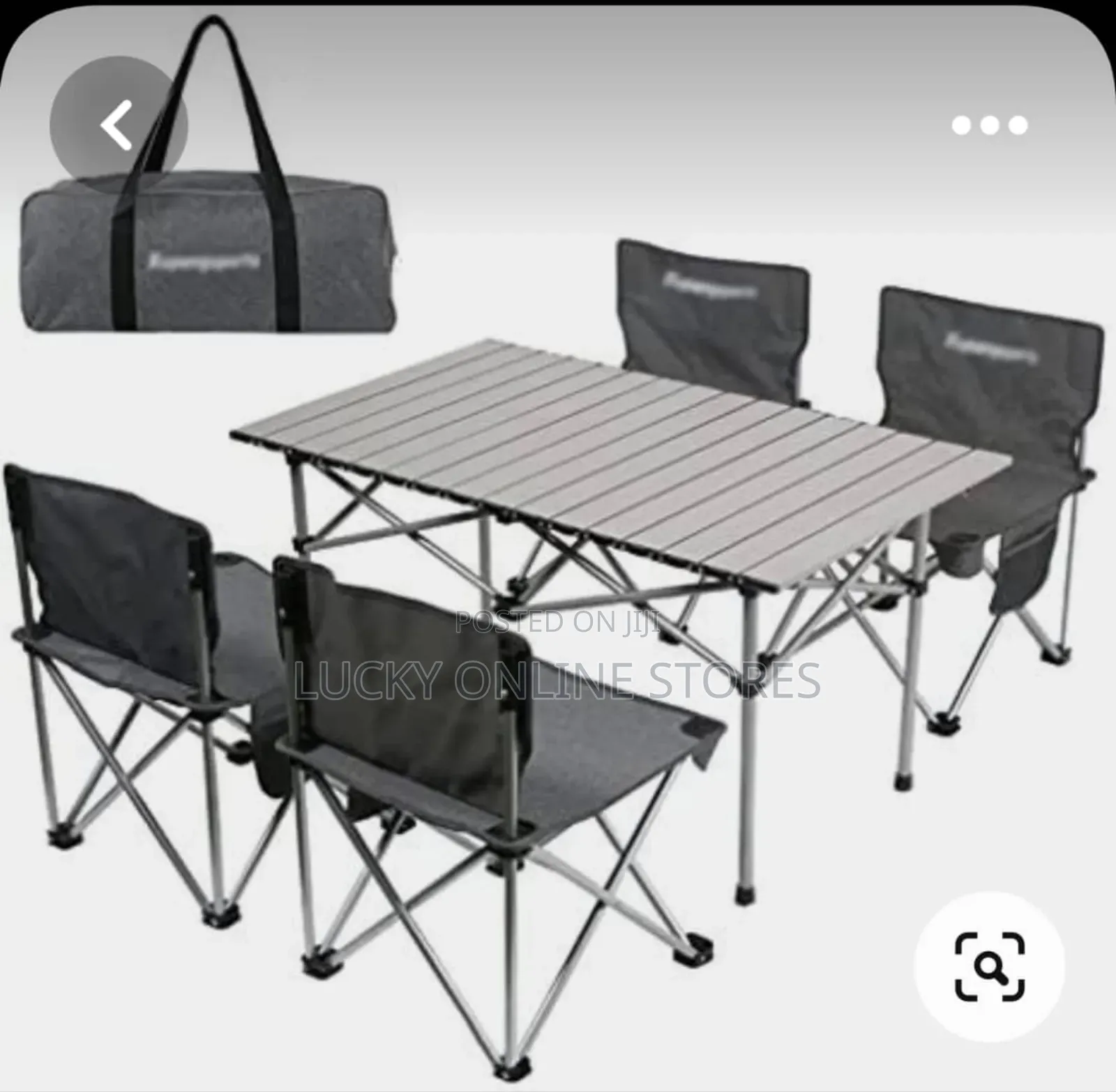Set Of 4 Reclining Beach Chairs