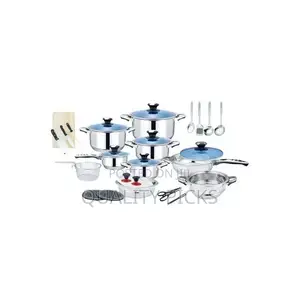 30 Piece Heavy Stainless Steel Saucepans Cookware Pots