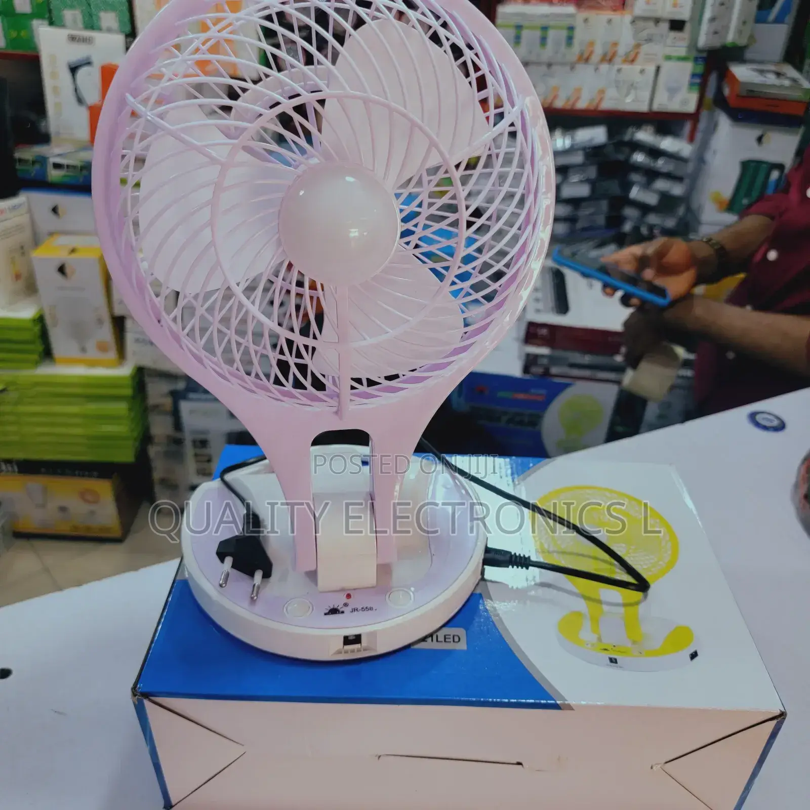 JR Mini Fan With LED Light