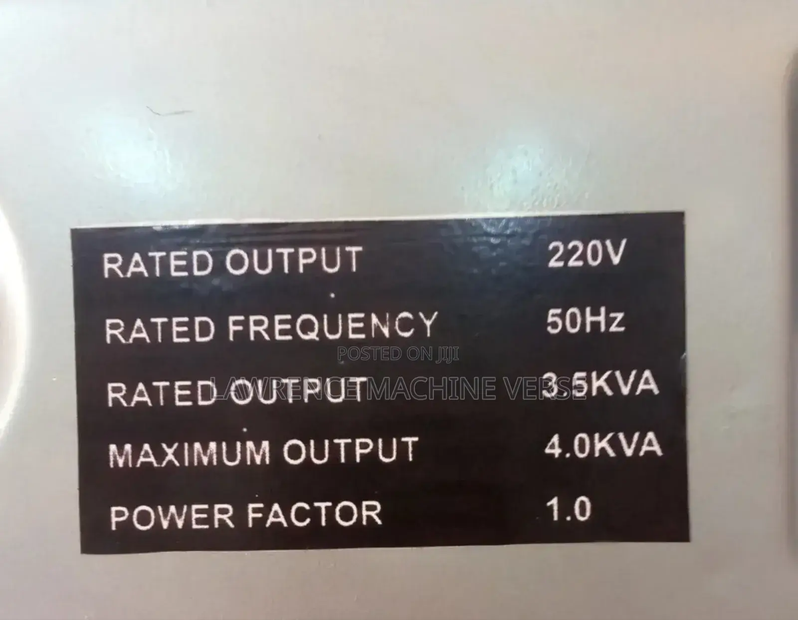 Yamaha Generator 5500 Key Start