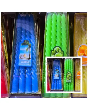 New Unique Colored and Scented 4pcs Set of Candles