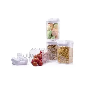 Airtight Kitchen Storage Containers 4pc Plastic Canisters