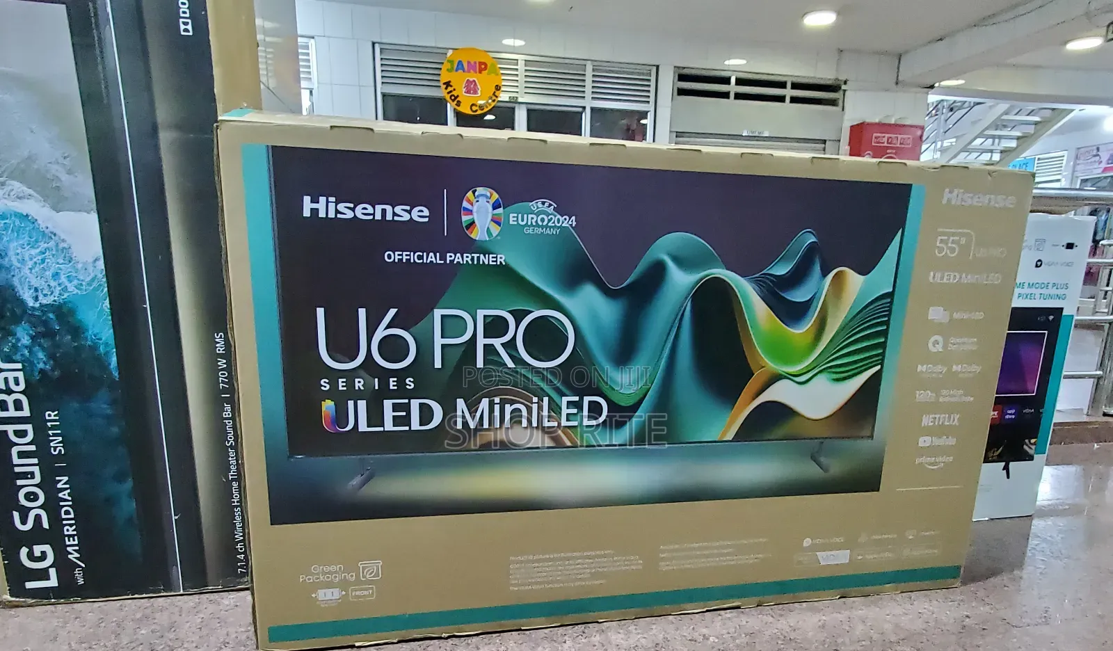 Original Hisense 55inch Uled U6 PRO ADVANCED Smart TVS.