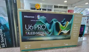 Original Hisense 55inch Uled U6 PRO ADVANCED Smart TVS.