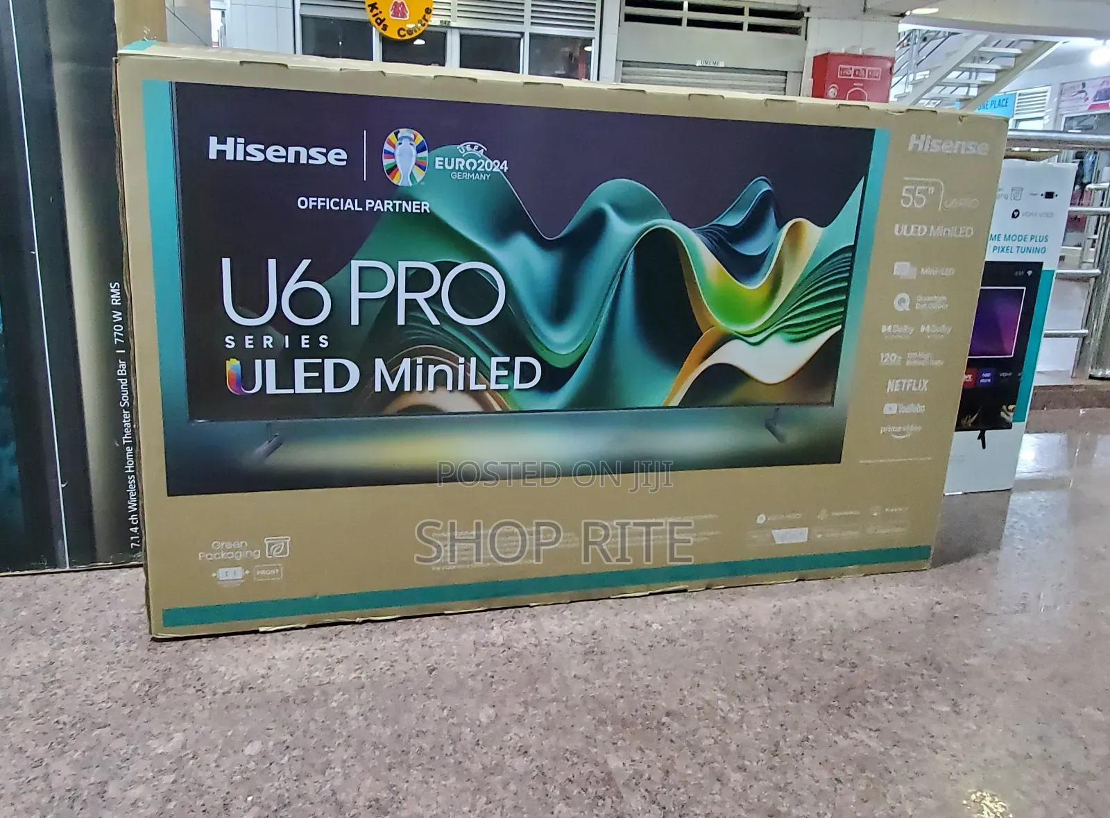 Original Hisense 55inch Uled U6 PRO ADVANCED Smart TVS.